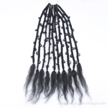braids locs handmade butterfly locs natural ends extension braiding synhtetic hair faux locs crochet
